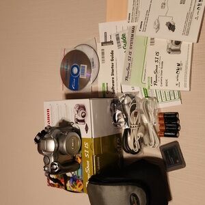 Canon PowerShot S1 IS Silver Camera Bundle